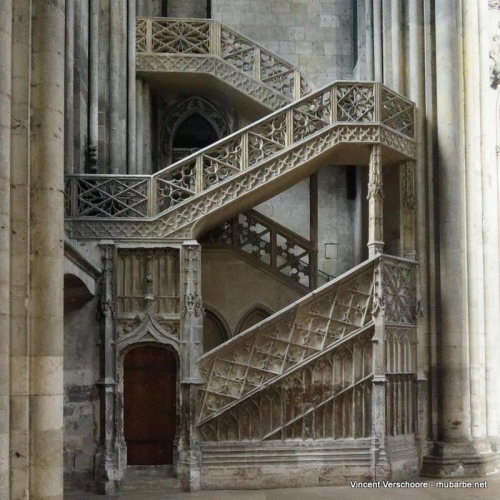Rouen. Cathédrale Notre-Dame. Intérieur.